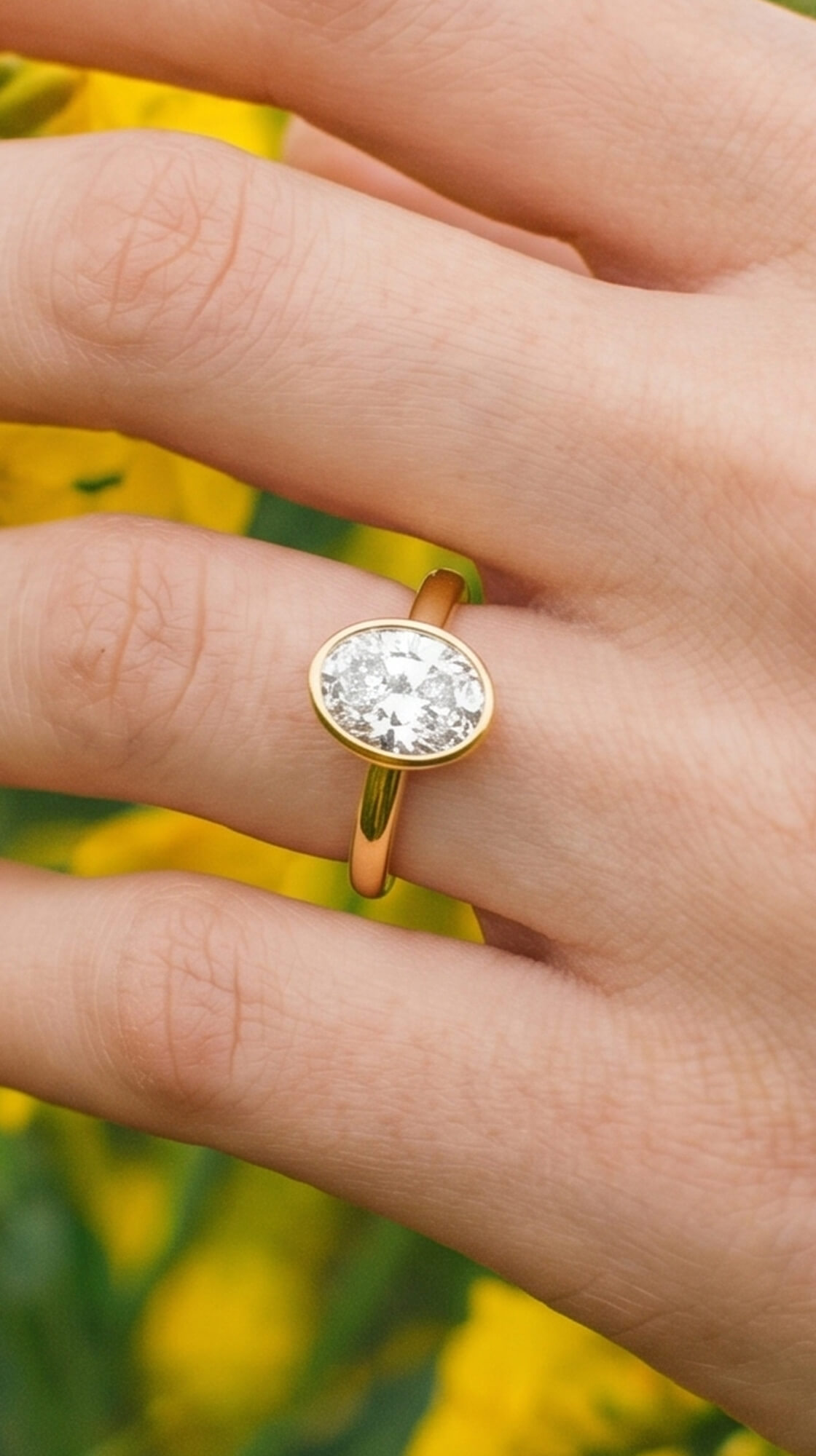 BEZEL SET SOLITAIRE