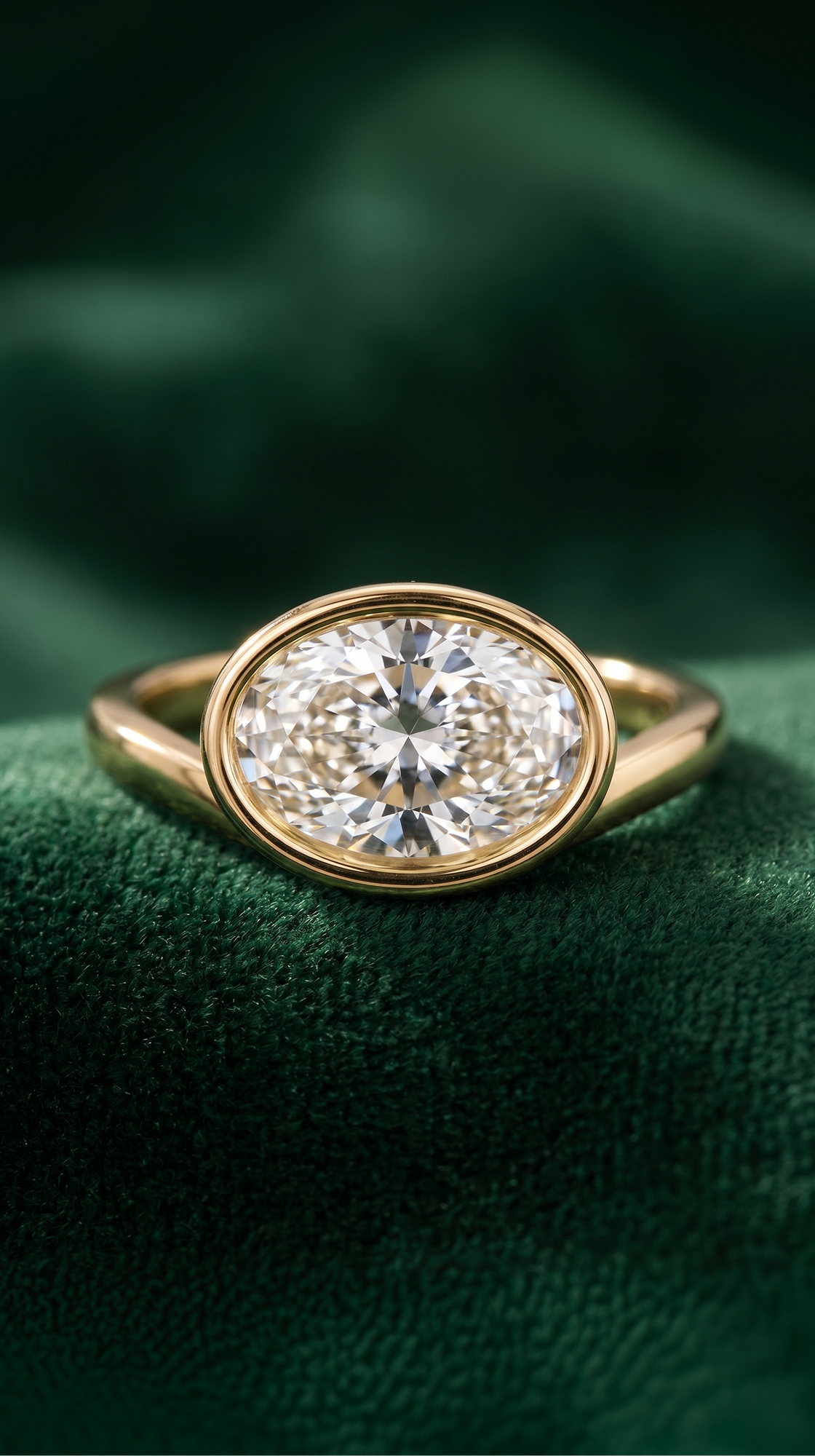 3 carat oval engagement ring