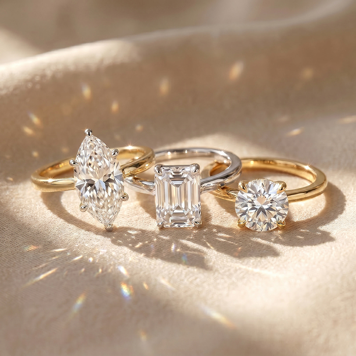 3 carat diamond solitaire engagement rings